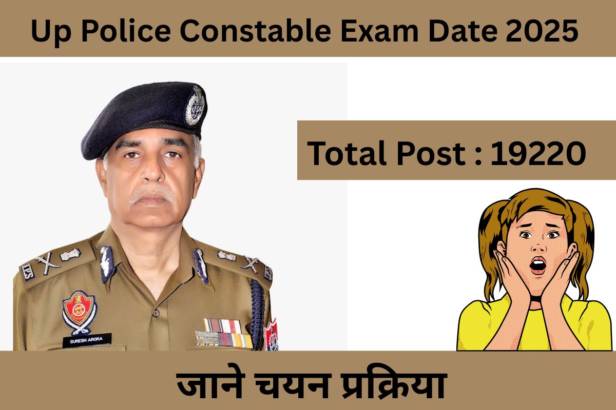 Up Police Constable Exam Date 2025